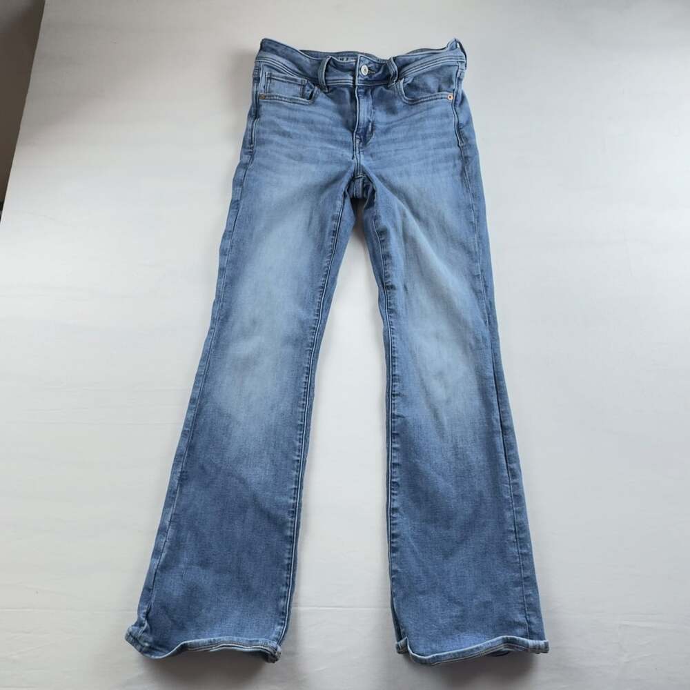 American Eagle Next Level Stretch Denim Blue Jeans Size 6 Short